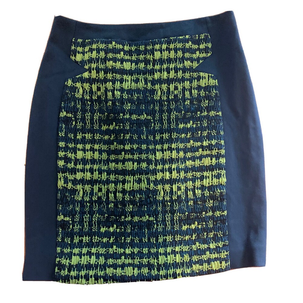 W By Worth New York Designer Skirt Green, Size 8